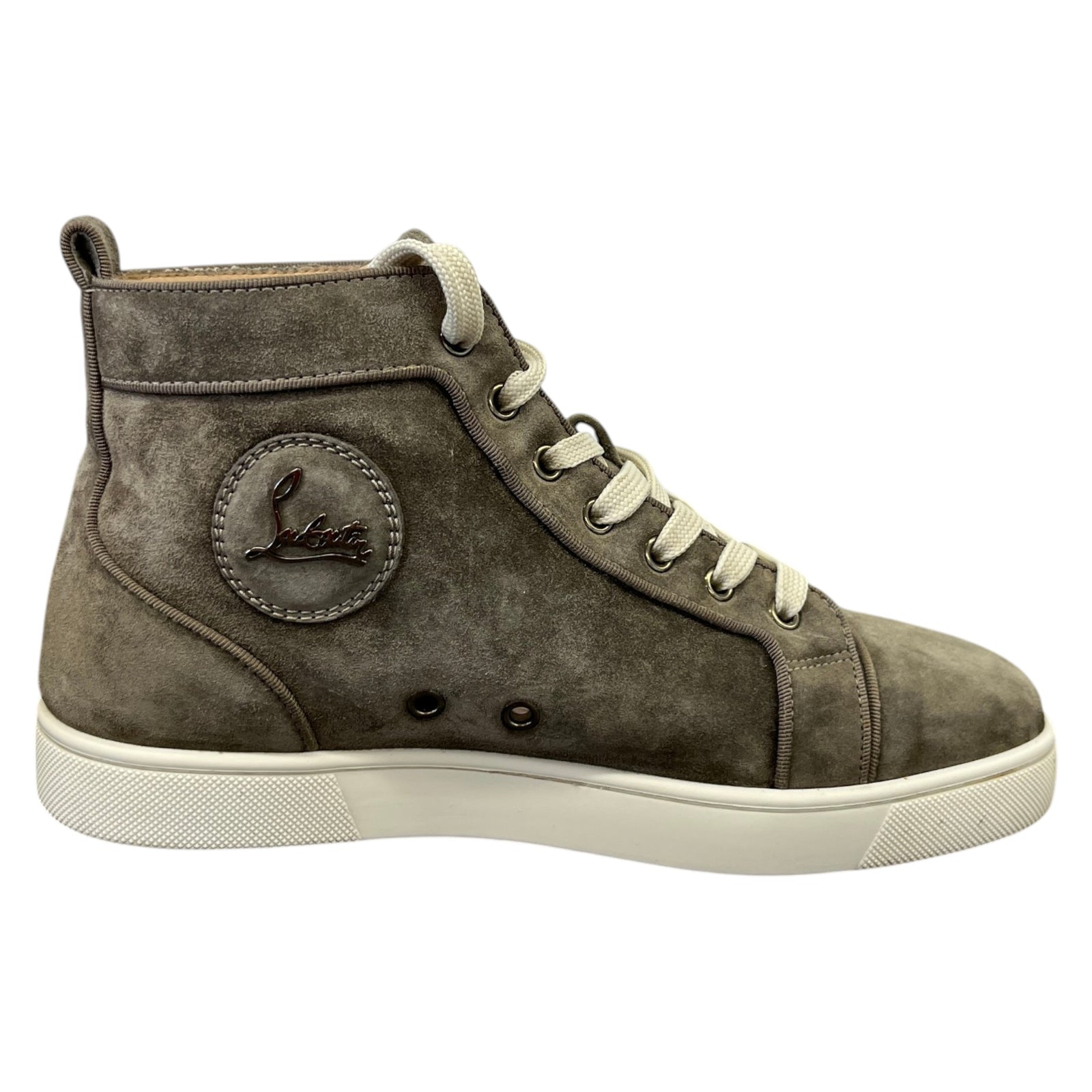 Men's Louis Orlato Flat High Trainers Khaki Size UK 6 / EU 40 - Photo 4