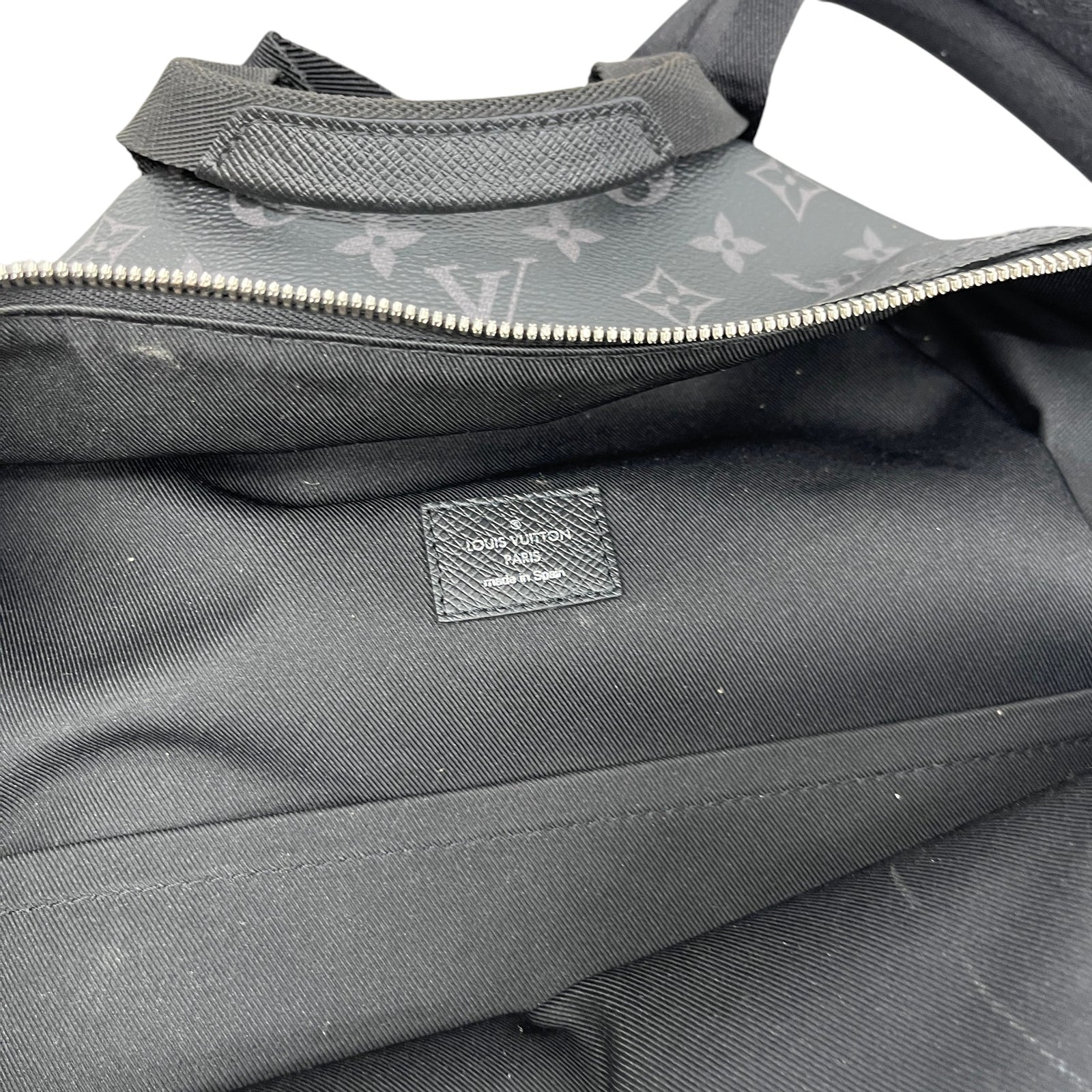 Men's Monogram Eclipse Discovery Backpack Black - Photo 10