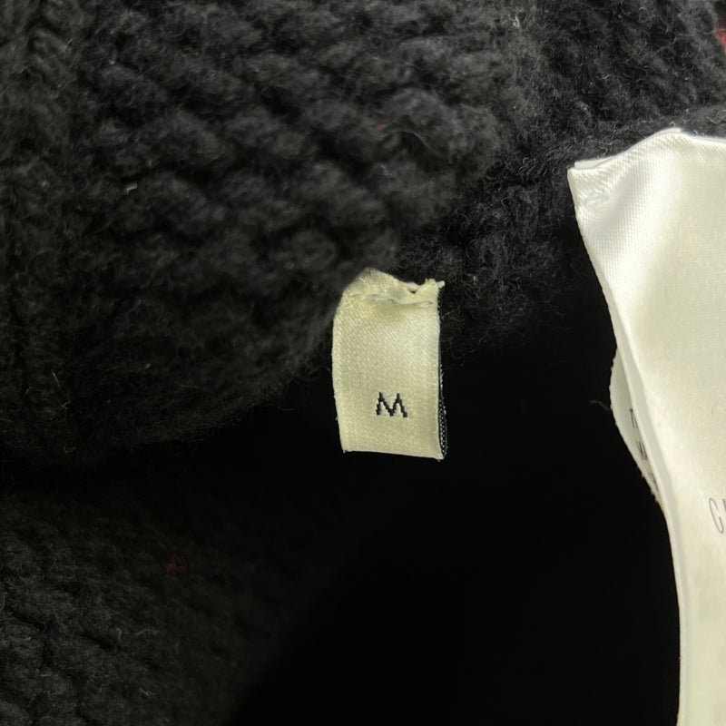 Men's Cable-Knit Web Jumper Black Size M