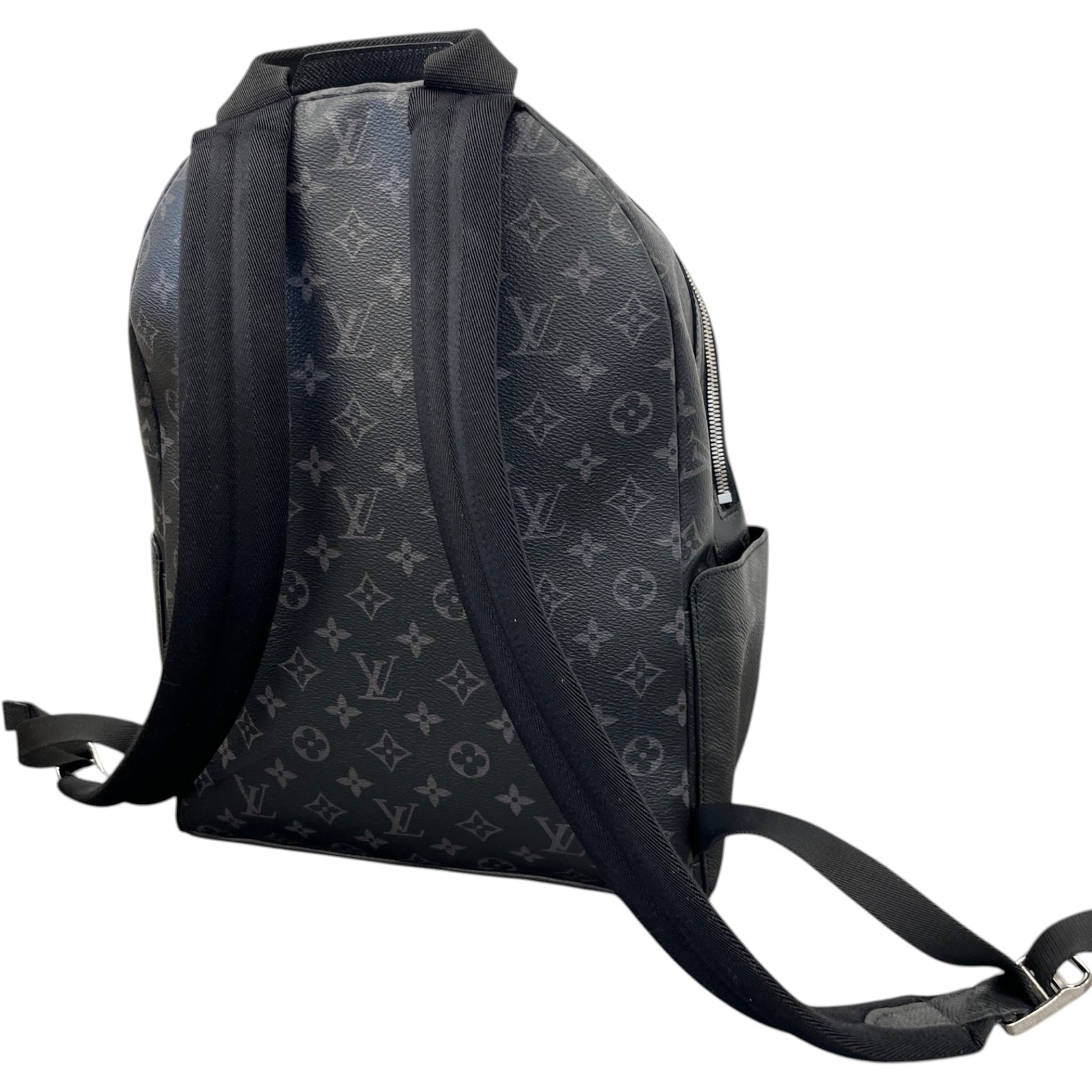 Men's Monogram Eclipse Discovery Backpack Black - Photo 9