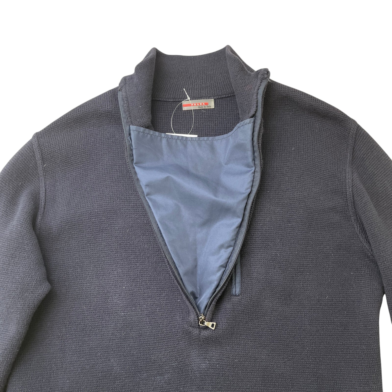 Men's Linear Rosa Jumper Navy Size L - Photo 14