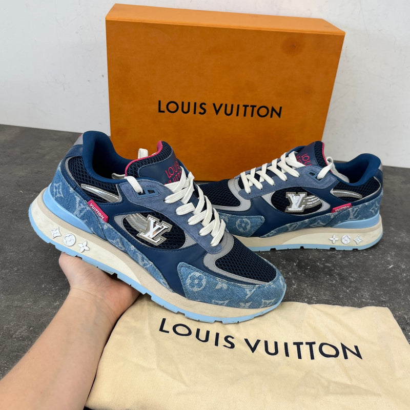 Men's Run Away Low Trainers Blue Size EU 42 / UK 8