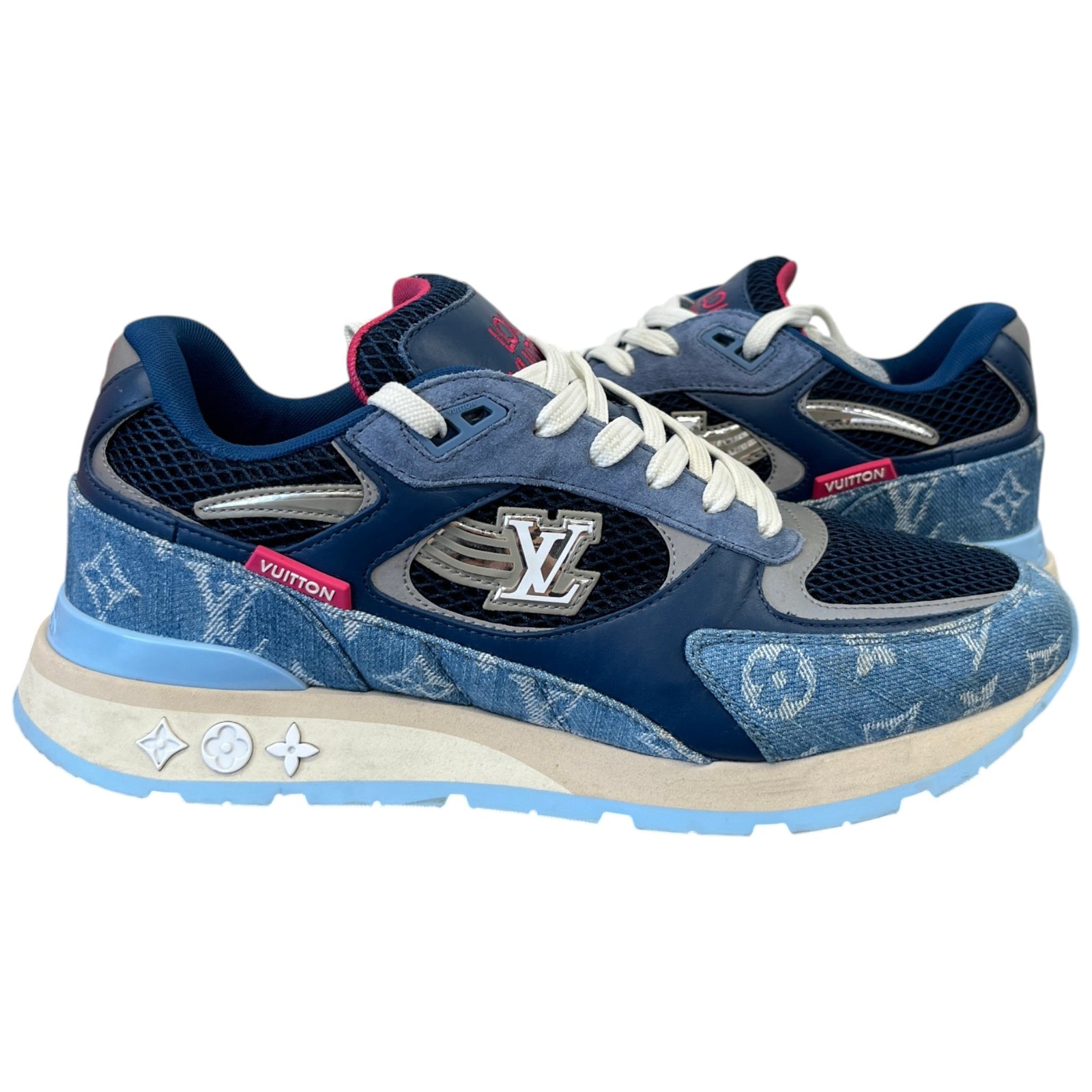 Men's Run Away Low Trainers Blue Size EU 42 / UK 8 - Photo 3