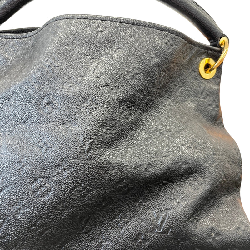 Women's Monogram Artsy MM Handbag Black