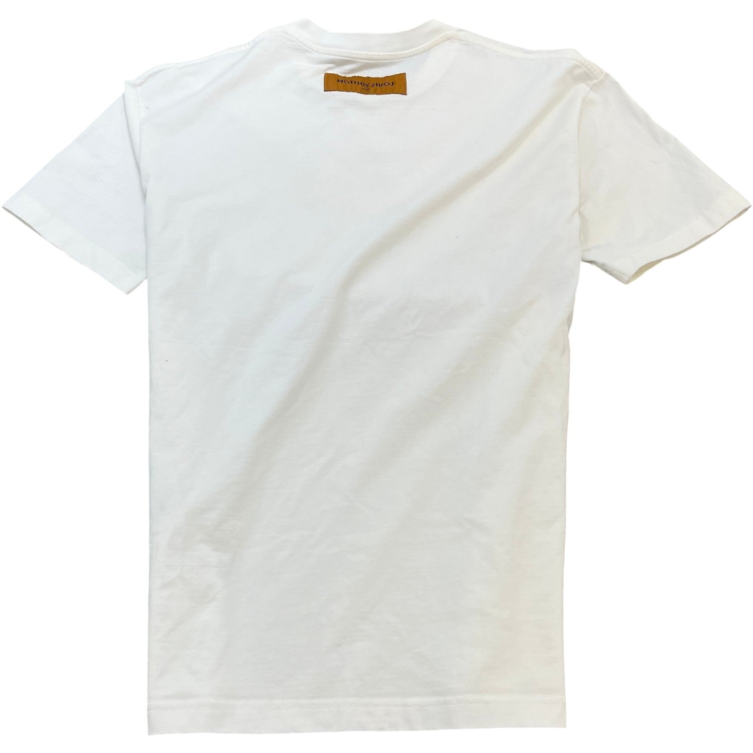 Men's Graffiti Logo Print T-Shirt White Size M - Photo 2