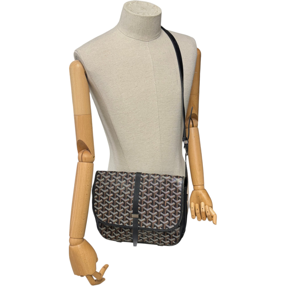 Men's Belvédère MM Messenger Bag Black - Photo 2