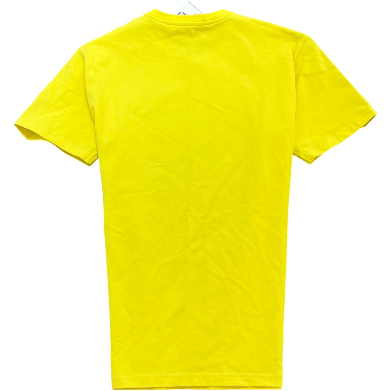 Men's Logo Tape Shoulder T-Shirt Yellow Size M - Photo 2