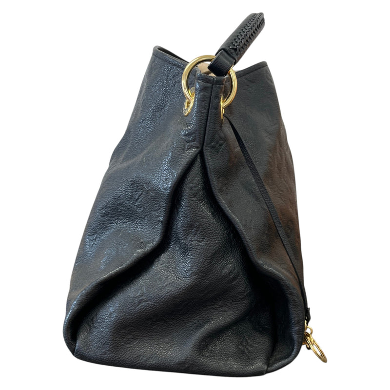 Women's Monogram Artsy MM Handbag Black
