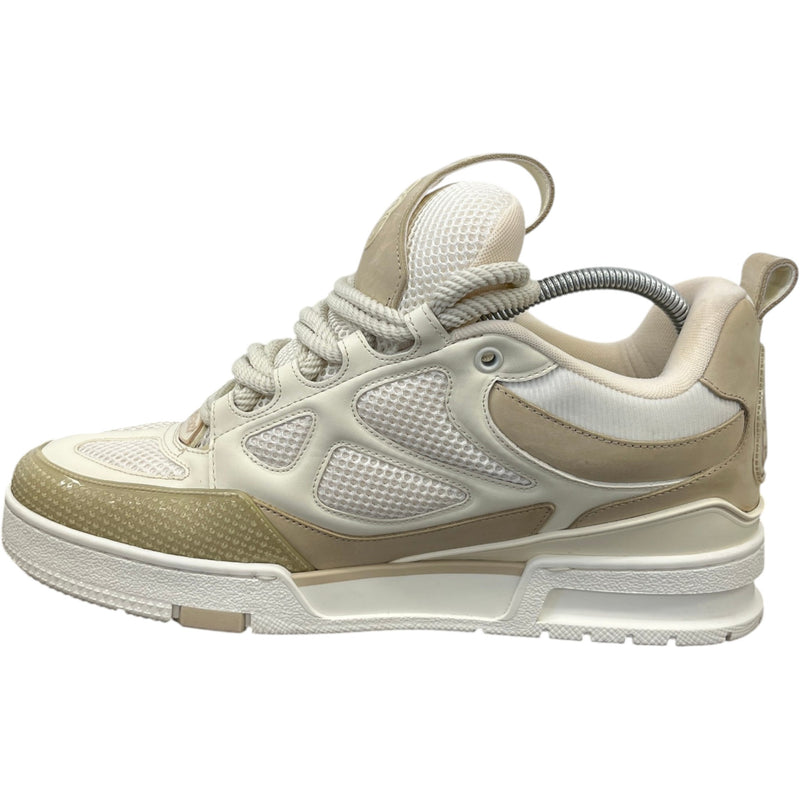 Men's Lv Skate Low Trainers Cream Size EU 42 / UK 8