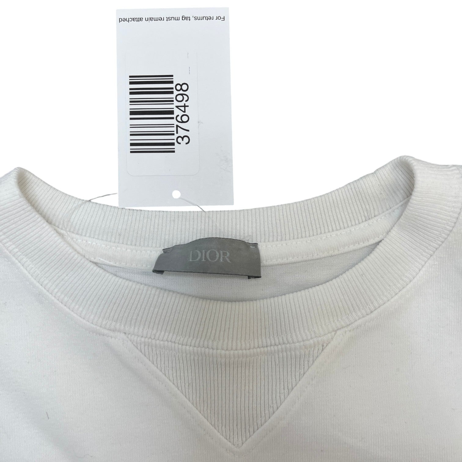 Men's Dior X Cactus Jack Oversized T-Shirt White Size S - Photo 6