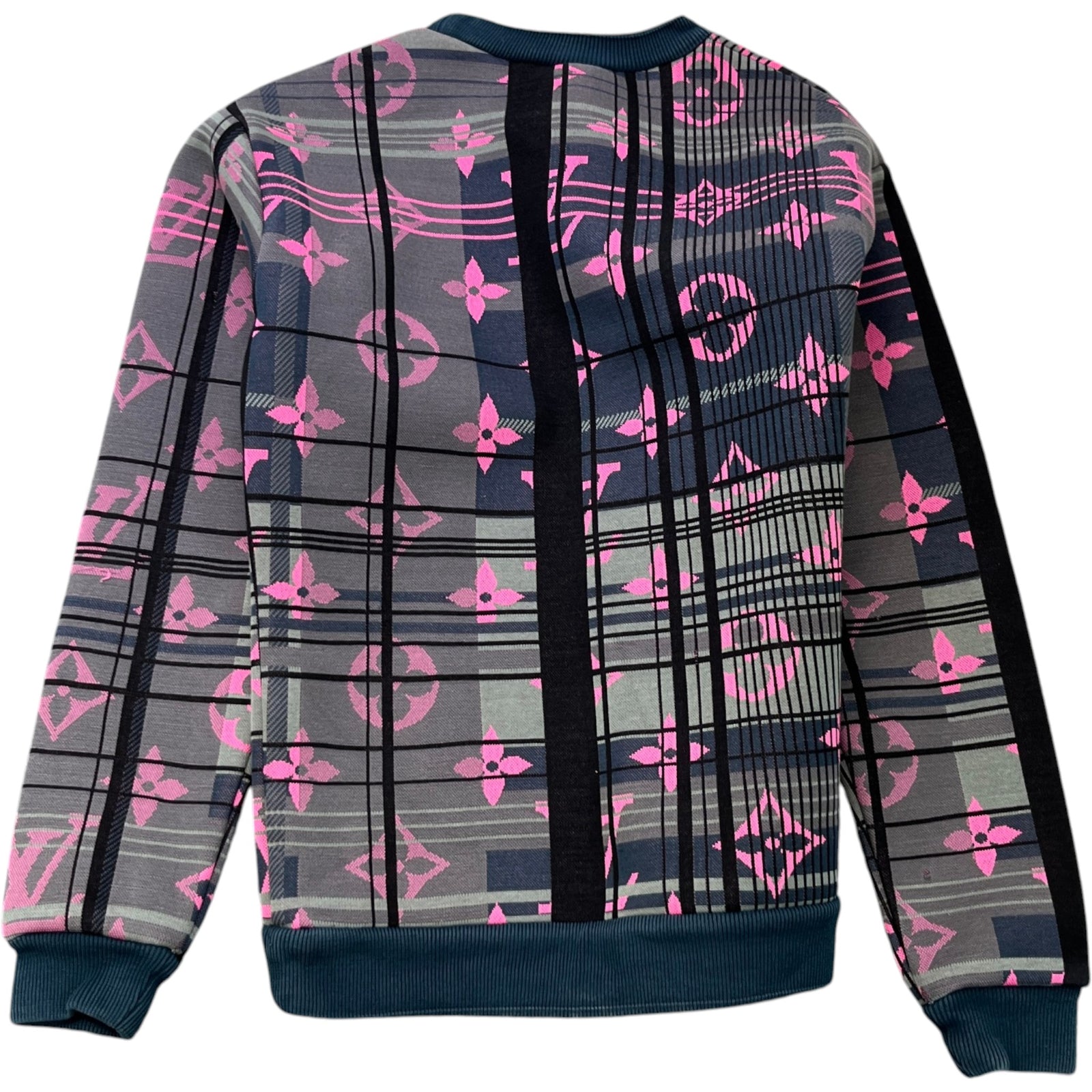 Men's Monogram Jacquard Sweatshirt Pink Size L - Photo 2