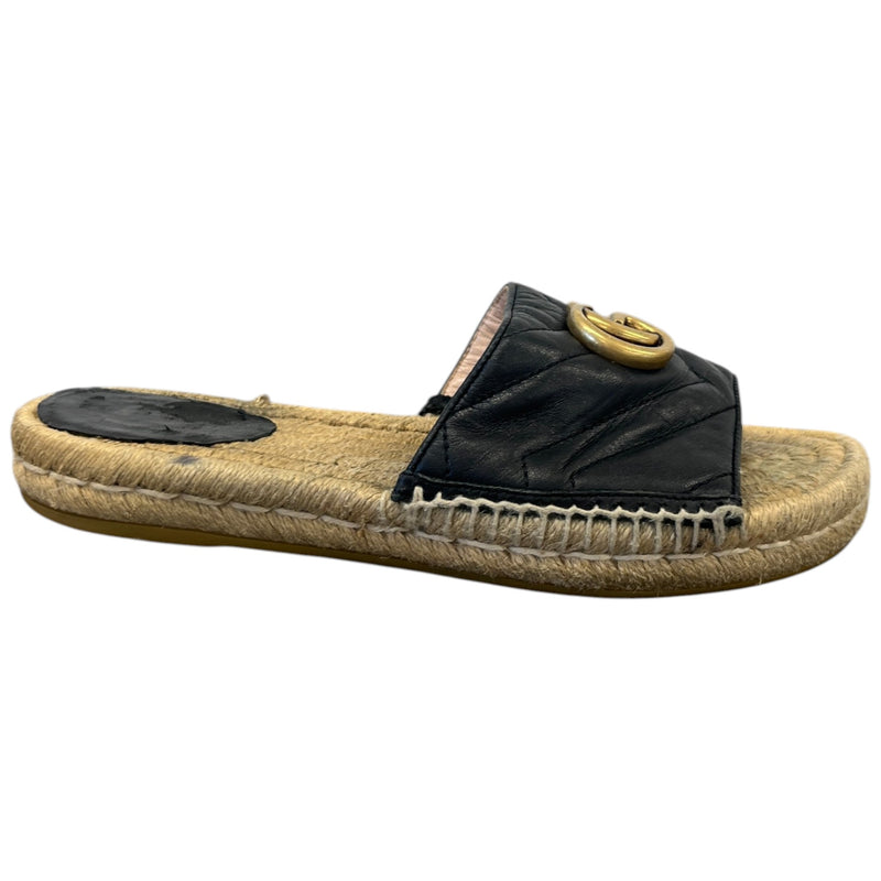Women's GG Marmont Espadrilles Black Size UK 3 / EU 36