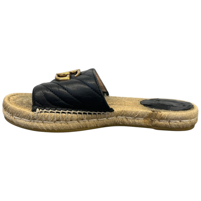 Women's GG Marmont Espadrilles Black Size UK 3 / EU 36