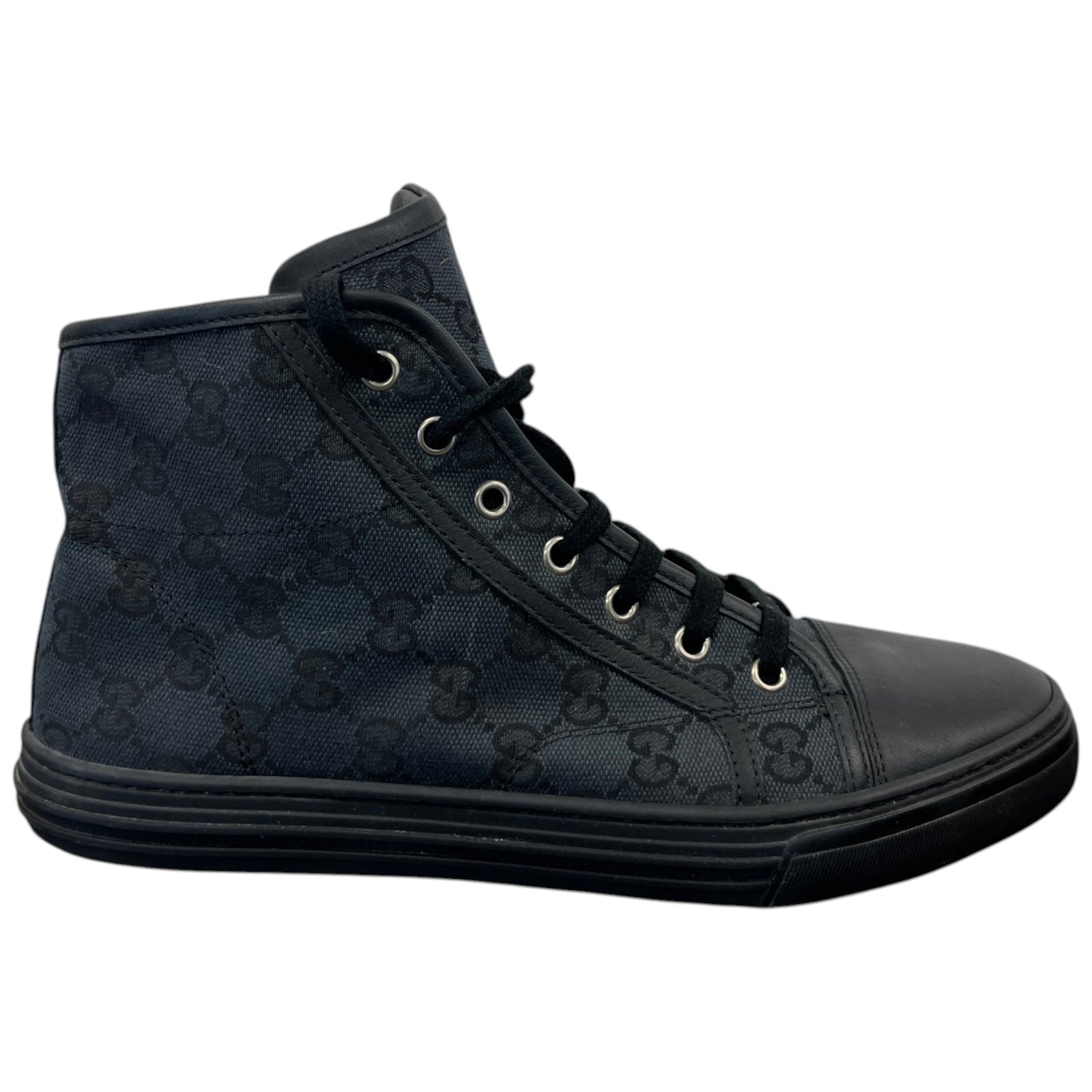 Women's Gg Supreme High Trainers Black Size EU 38.5 / UK 5.5 - Photo 1
