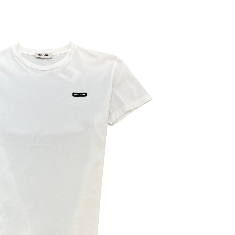 Women's Patch logo T-Shirt White Size L / UK 12