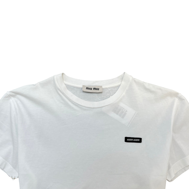 Women's Patch logo T-Shirt White Size L / UK 12