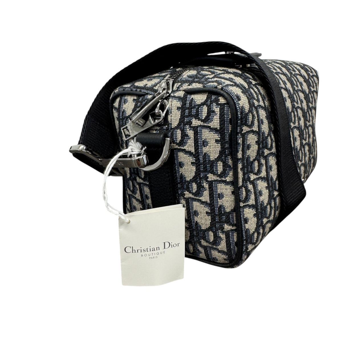 Men's Oblique Lingot Messenger Bag Navy - Photo 4
