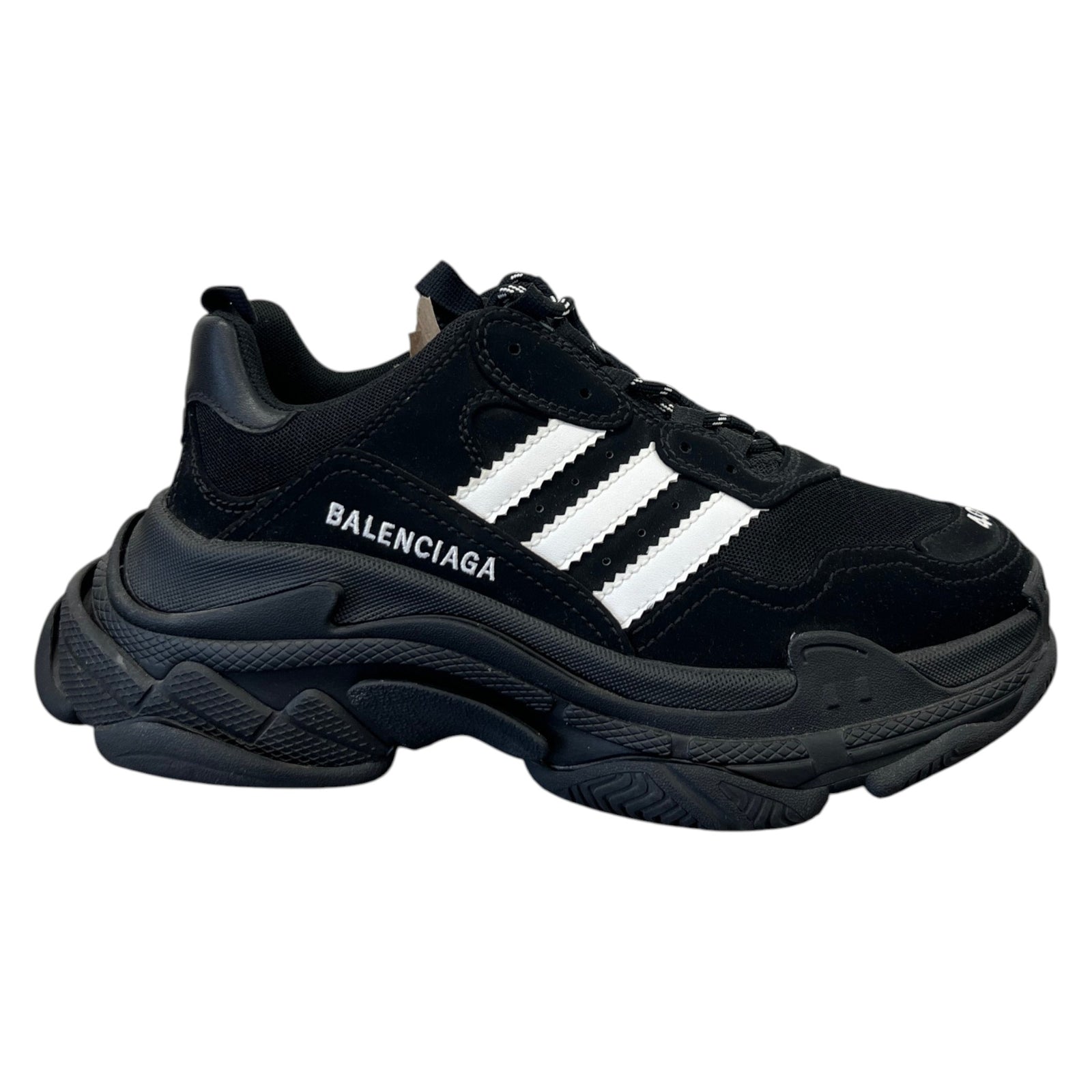 Women's x Adidas Triple S Low Trainers Black Size UK 7 / EU 40 - Photo 1