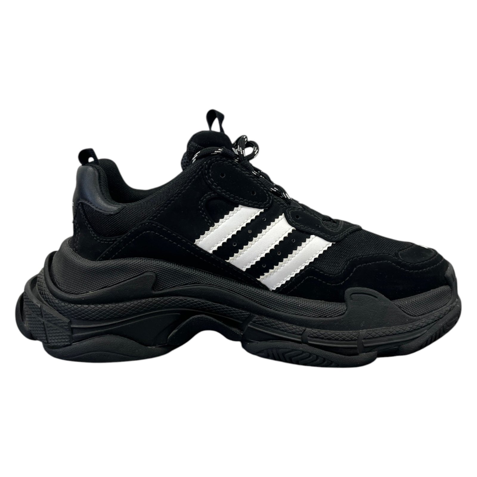 Women's x Adidas Triple S Low Trainers Black Size UK 7 / EU 40 - Photo 4