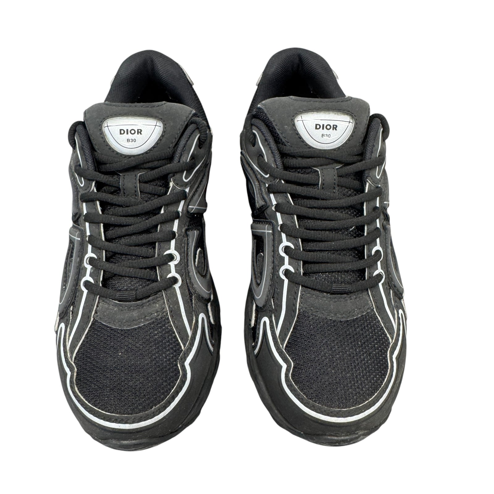 Men's B30 Low Trainers Black Size EU 39.5 / UK 5.5 - Photo 6