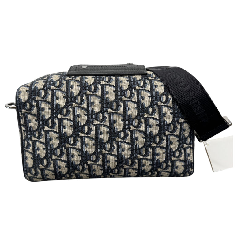 Men's Oblique Lingot Messenger Bag Navy