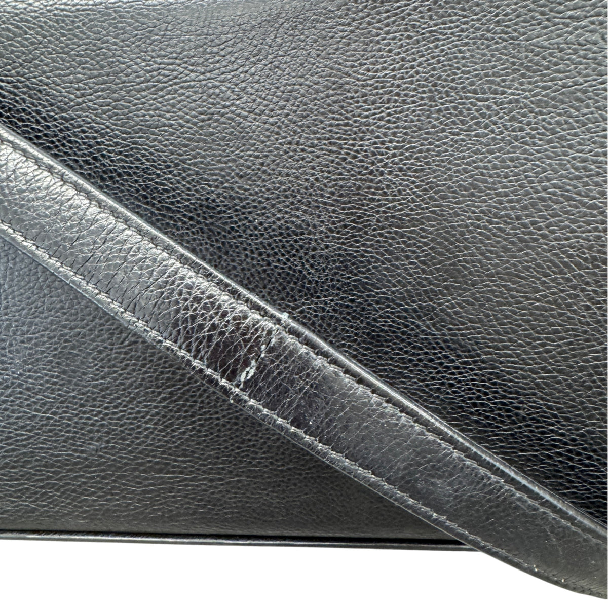 Women's Straight Lines Tote Large Handbag Black - Photo 11