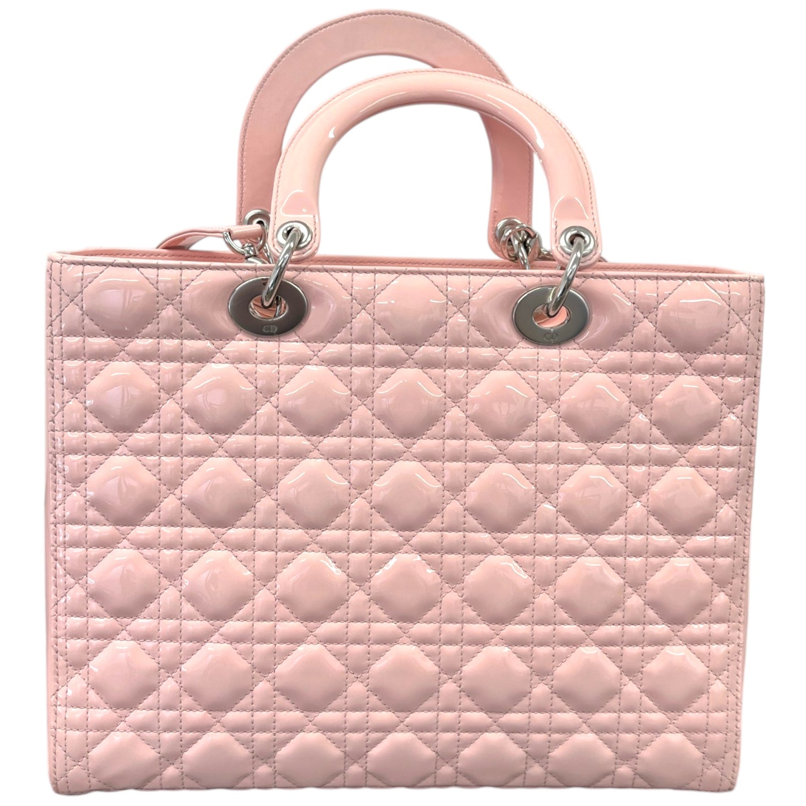 Women's Lady Dior Large Handbag Pink - Photo 5