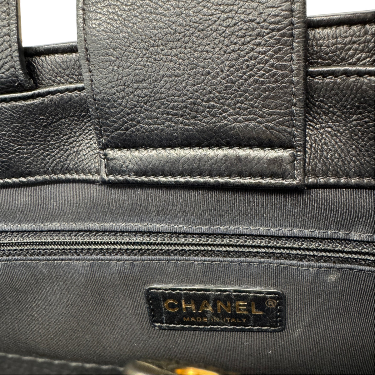 Women's Straight Lines Tote Large Handbag Black - Photo 14