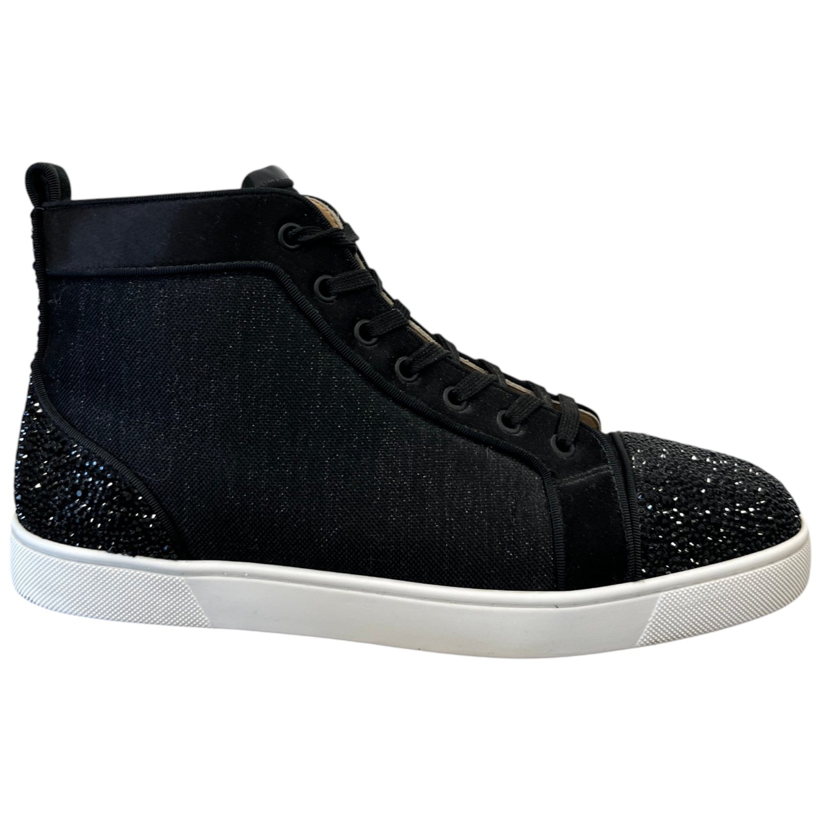 Men's Louis Strass High Trainers Black Size EU 43 / UK 9 - Photo 1