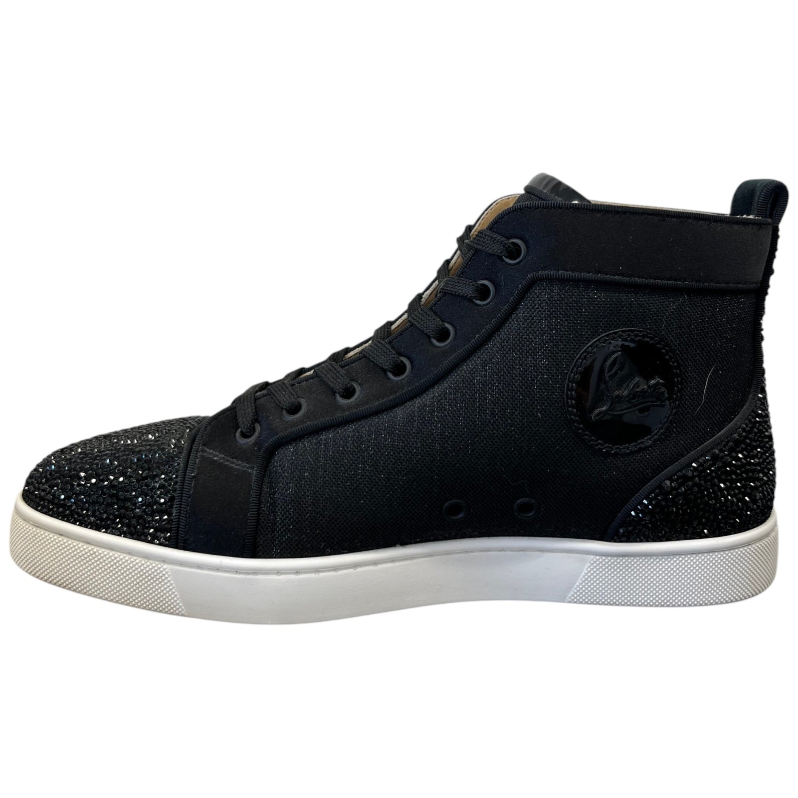 Men's Louis Strass High Trainers Black Size EU 43 / UK 9 - Photo 2