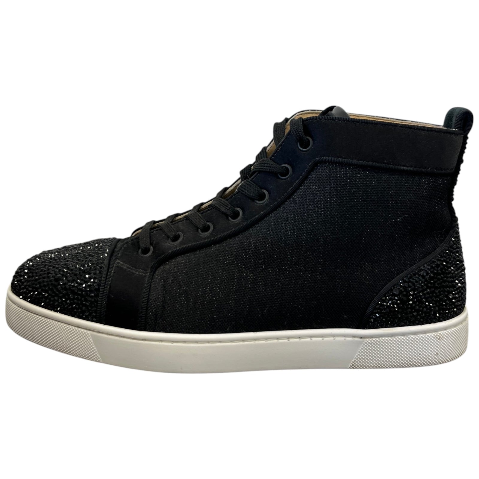 Men's Louis Strass High Trainers Black Size EU 43 / UK 9 - Photo 5