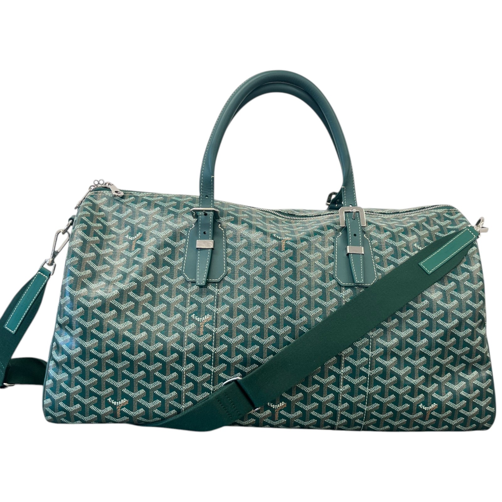 Men's Boston 50 Duffle Travel Bag Green - Photo 1