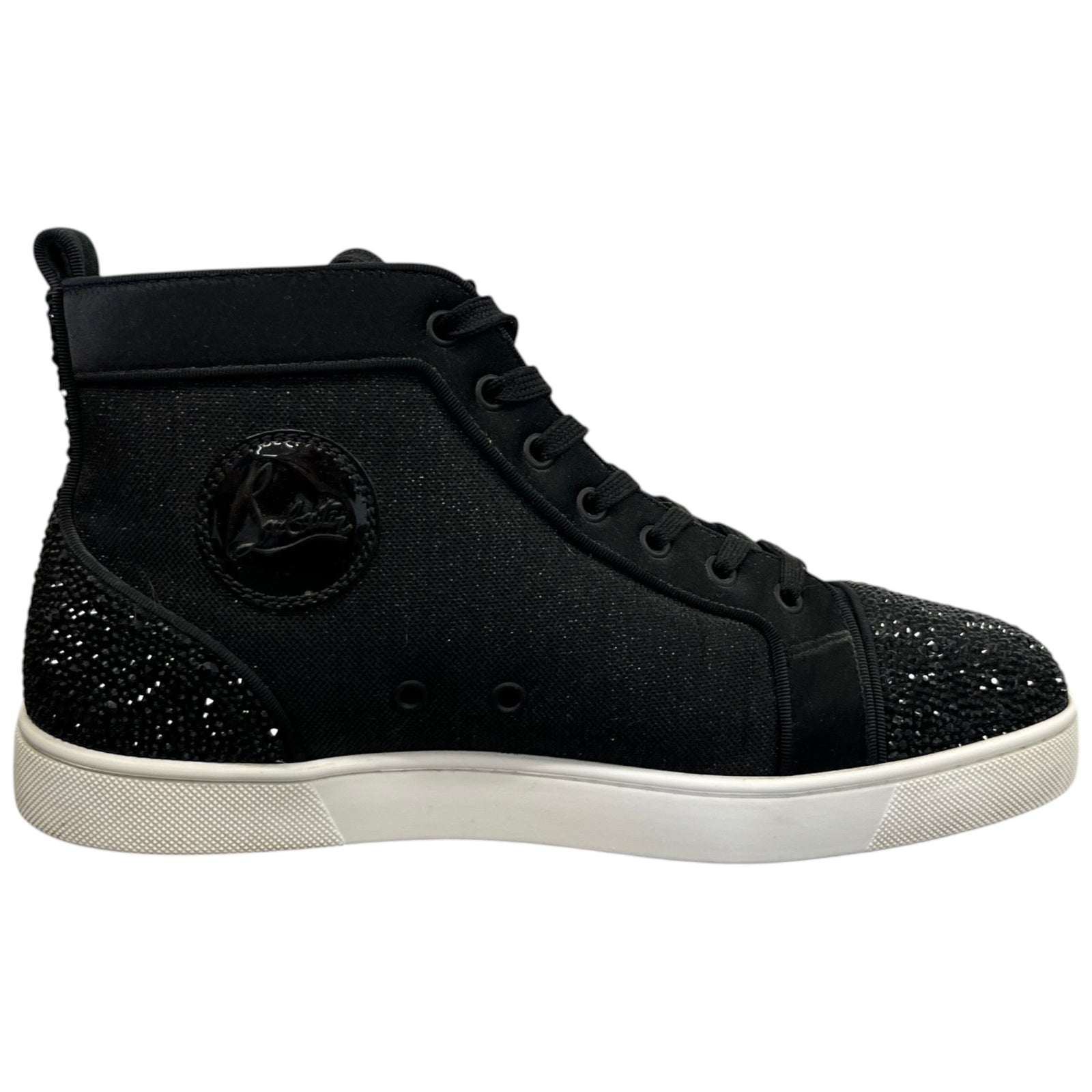 Men's Louis Strass High Trainers Black Size EU 43 / UK 9 - Photo 4