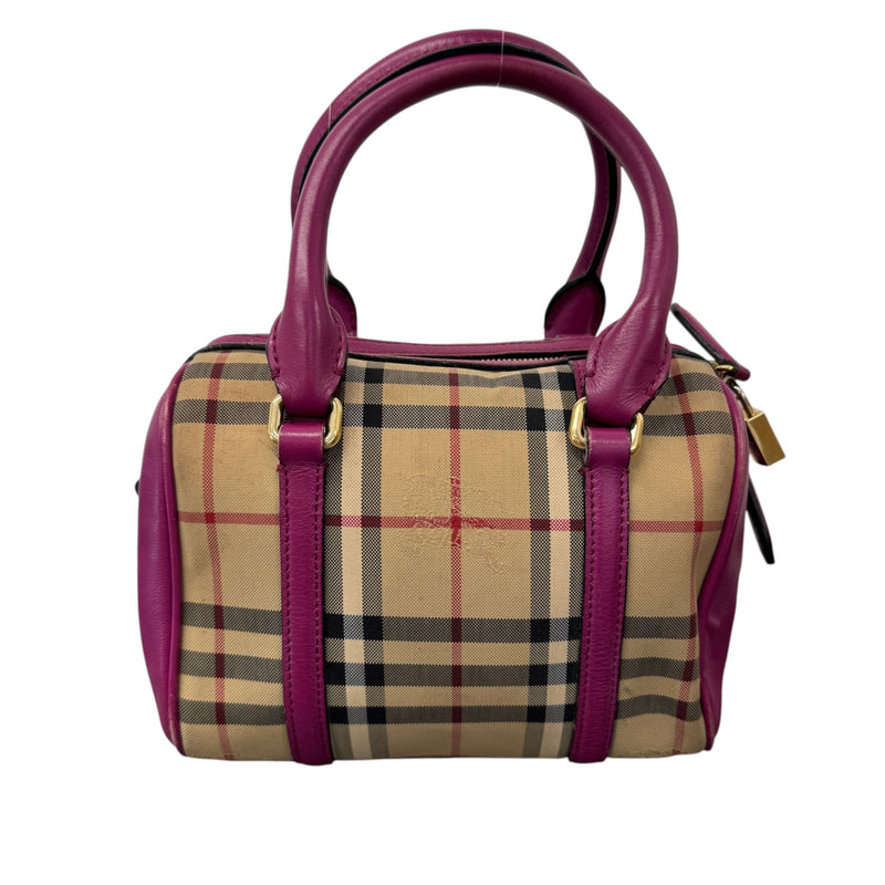 Women's Haymarket Check Handbag Pink