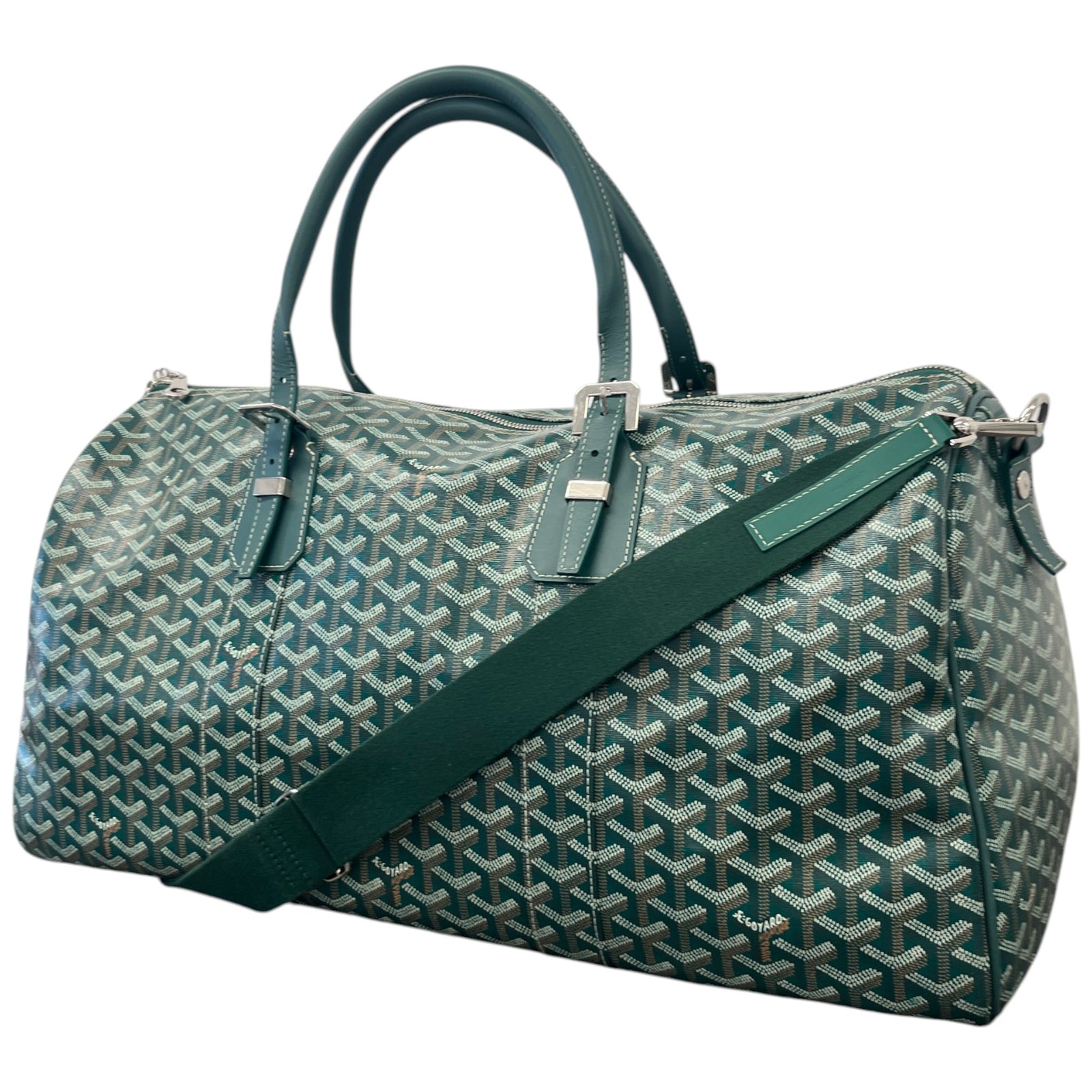 Men's Boston 50 Duffle Travel Bag Green - Photo 5