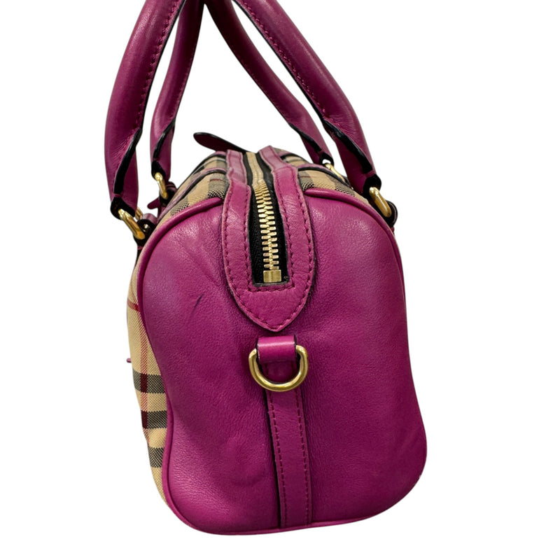 Women's Haymarket Check Handbag Pink