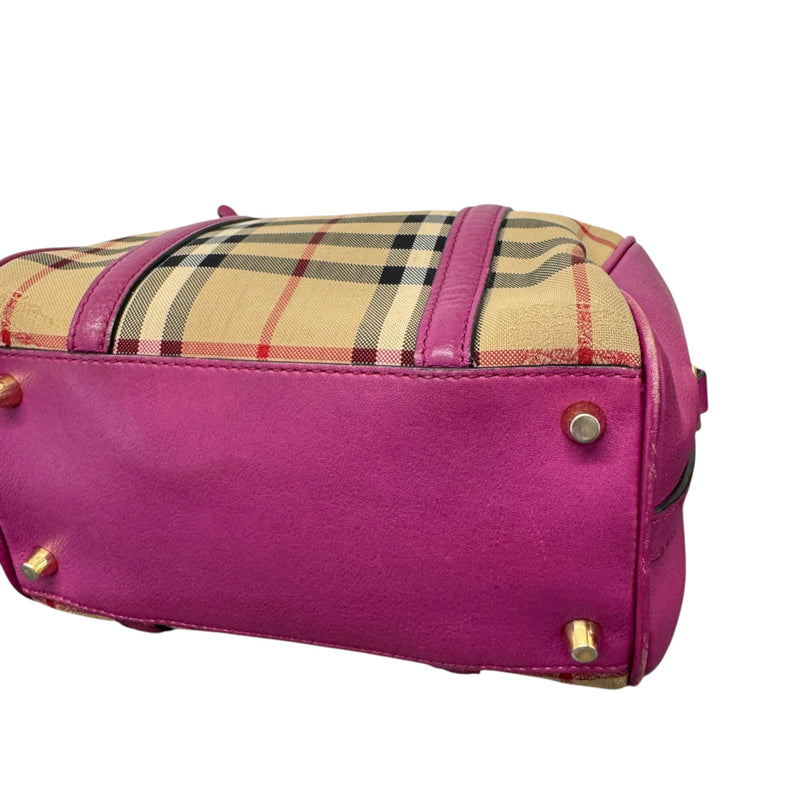 Women's Haymarket Check Handbag Pink