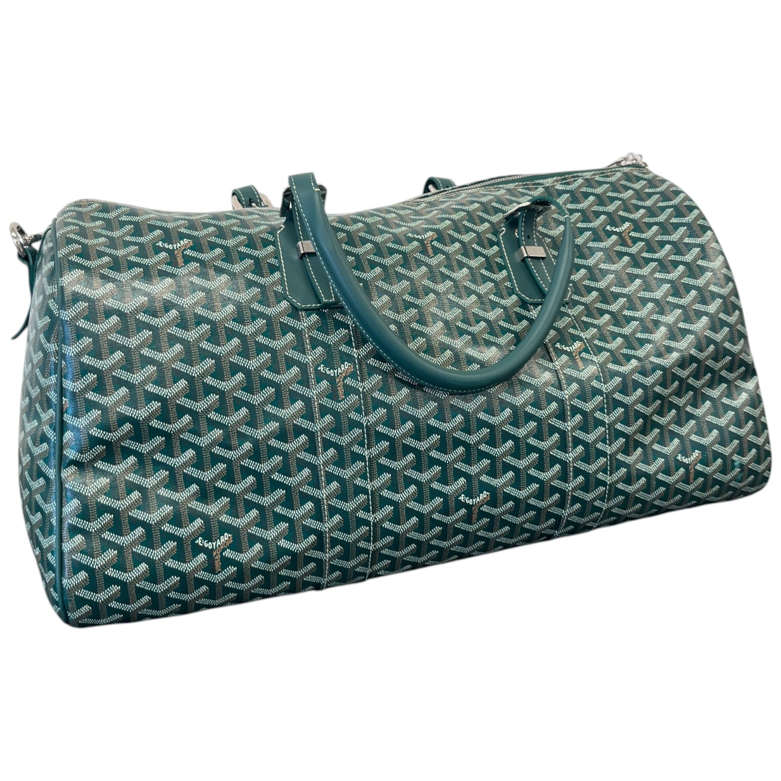 Men's Boston 50 Duffle Travel Bag Green - Photo 8