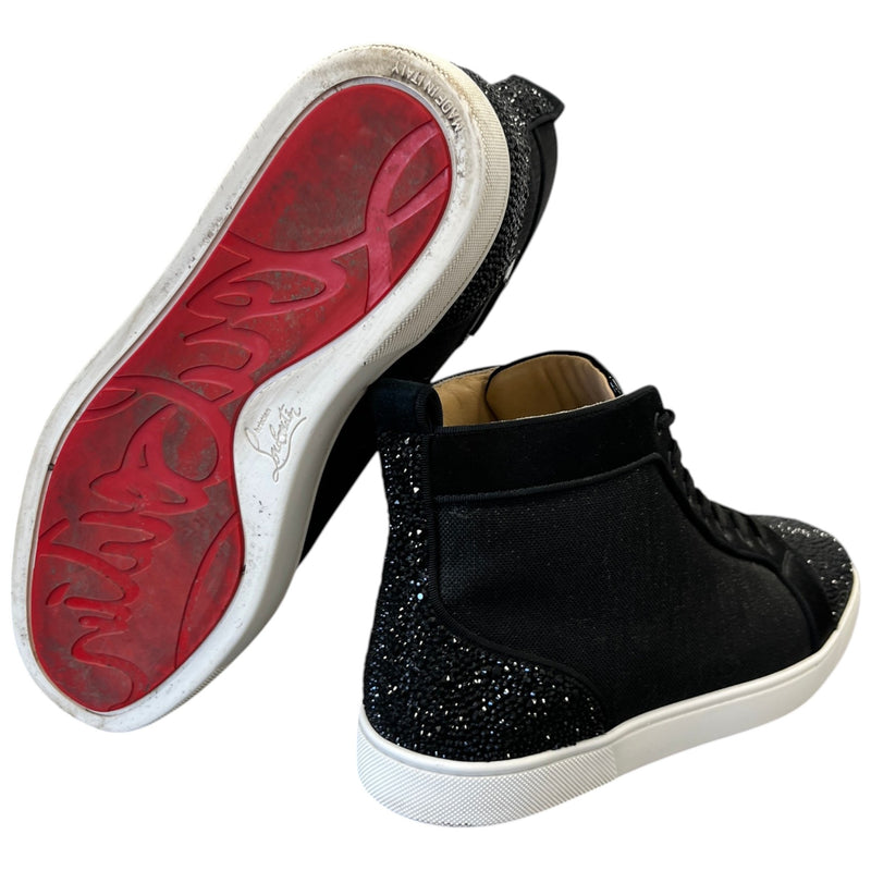 Men's Louis Strass High Trainers Black Size EU 43 / UK 9