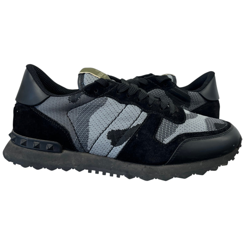 Men's Rockrunner Camouflage Low Trainers Black Size UK 6 / EU 40