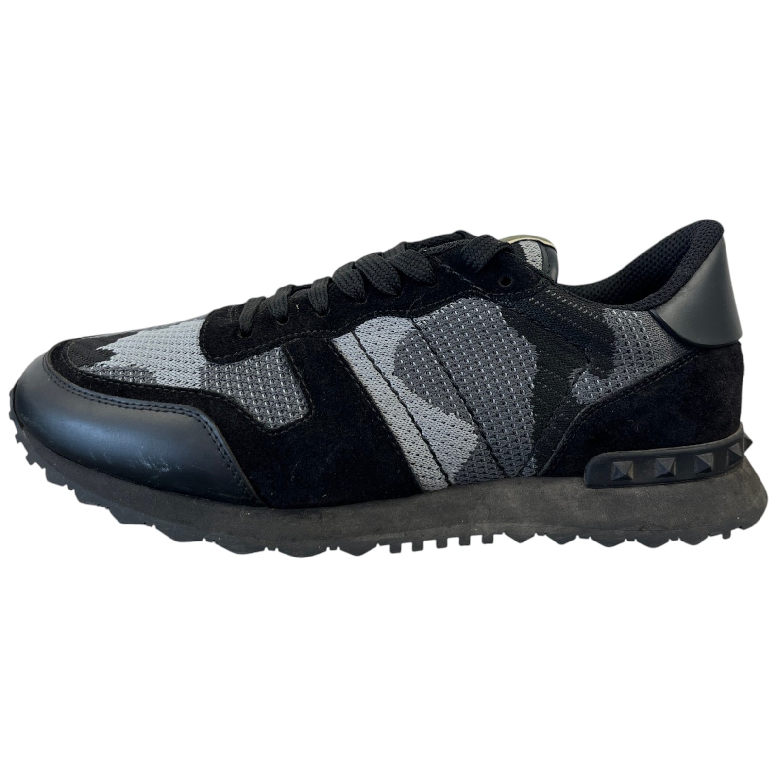 Men's Rockrunner Camouflage Low Trainers Black Size UK 6 / EU 40 - Photo 5