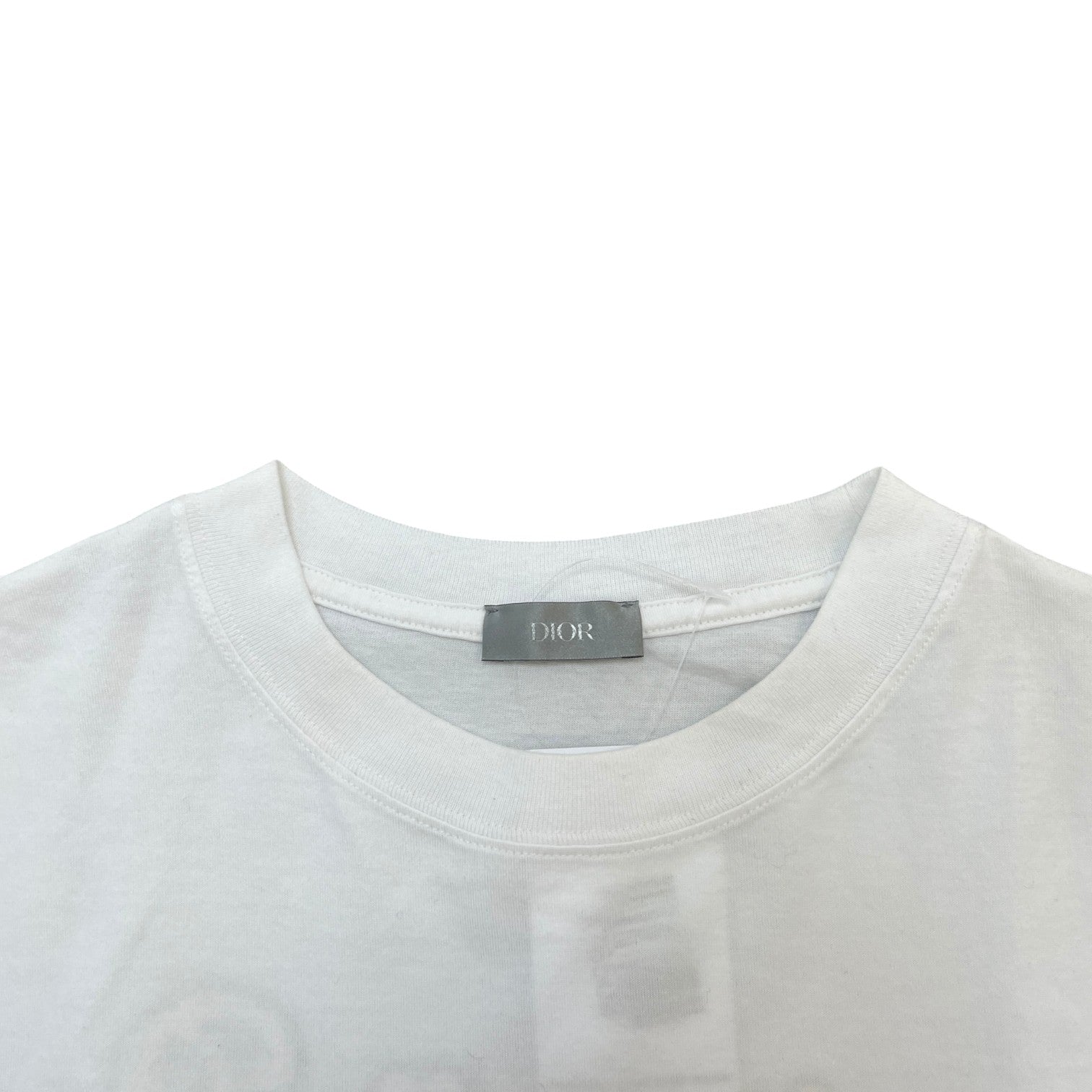 Men's Atelier Embroidered T-Shirt White Size XS - Photo 6