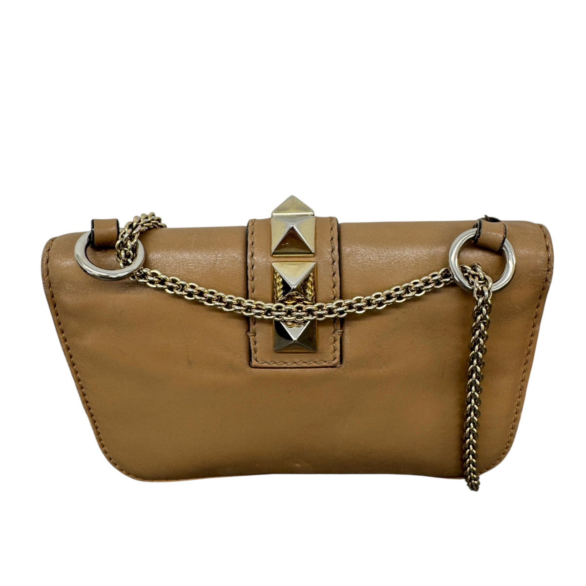 Women's Glam Lock Flap Crossbody Bag Tan - Photo 5