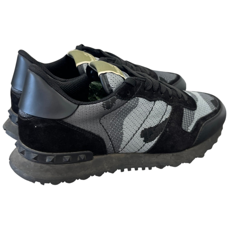 Men's Rockrunner Camouflage Low Trainers Black Size UK 6 / EU 40