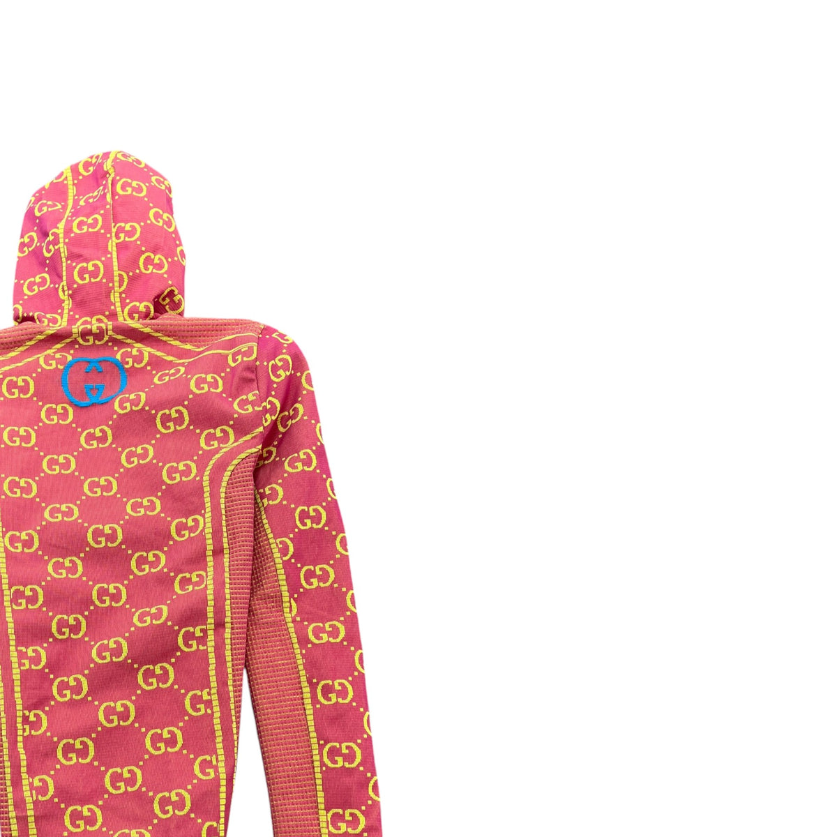 Women's GG Tubular Jersey Zip Up Jacket Pink Size S / UK 8 - Photo 4