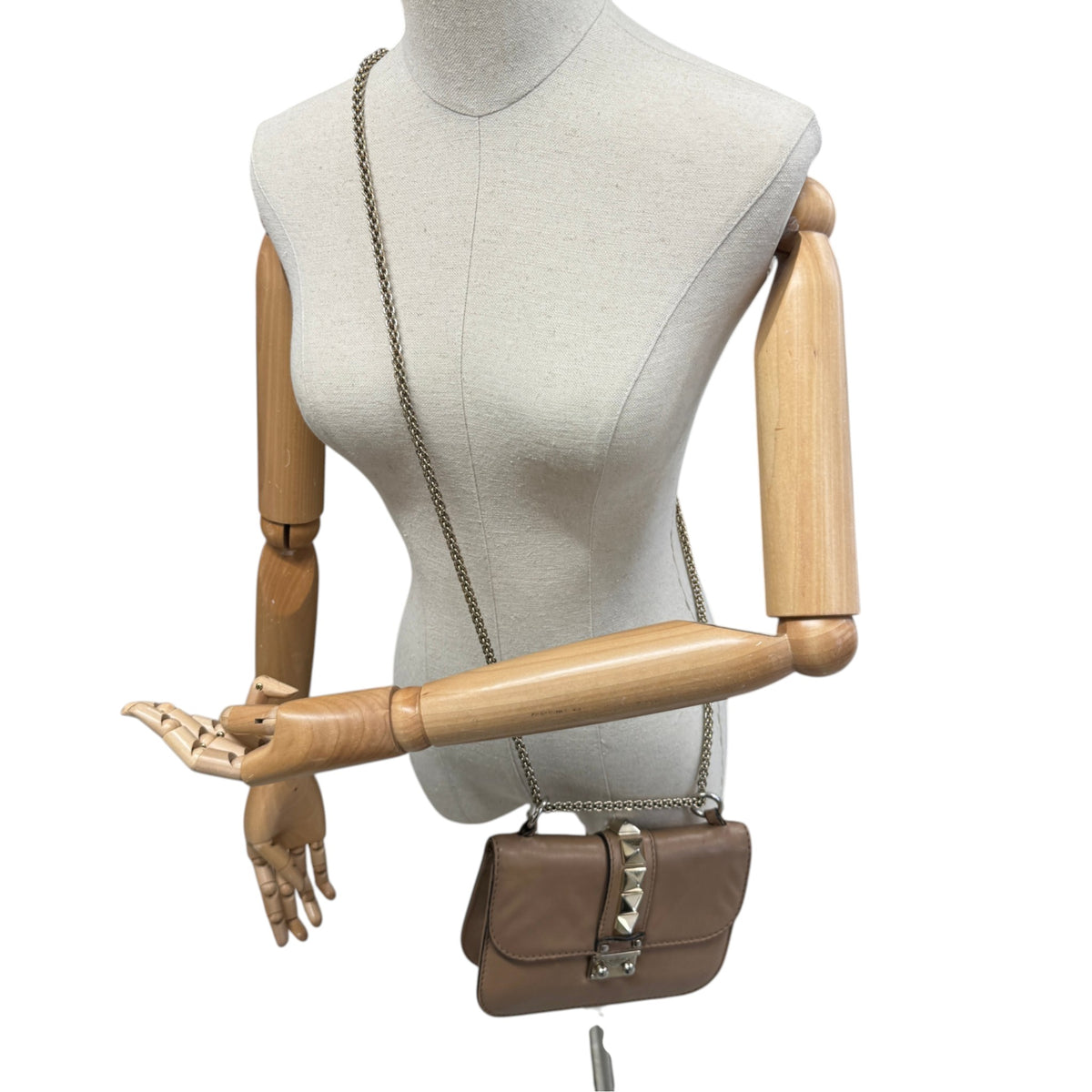 Women's Glam Lock Flap Crossbody Bag Tan - Photo 2