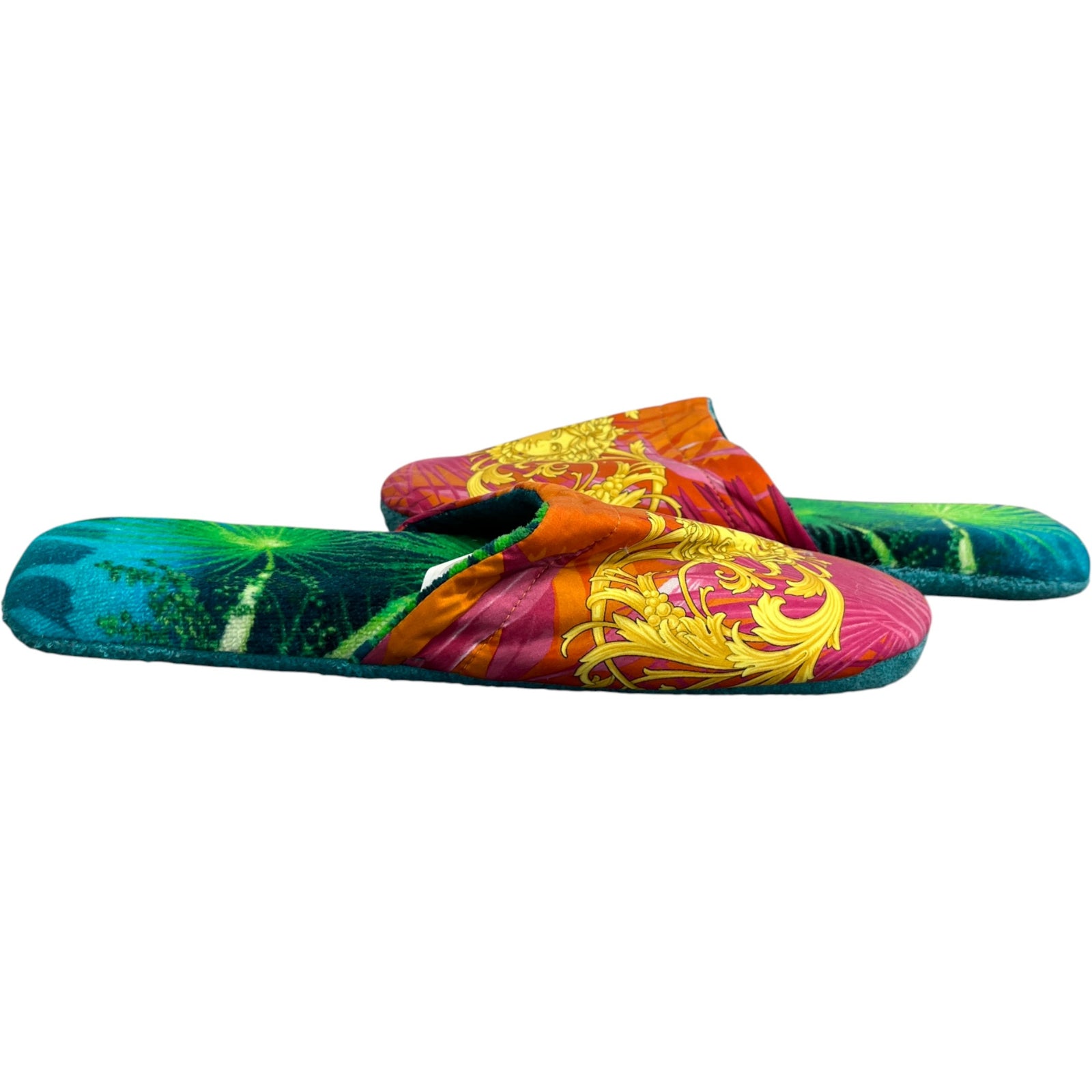 Men's Jungle Print Slippers Multi-Coloured Size EU 41 / UK 8 - Photo 3