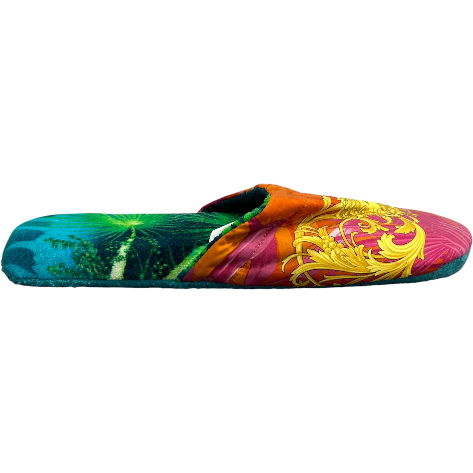 Men's Jungle Print Slippers Multi-Coloured Size EU 41 / UK 8 - Photo 1