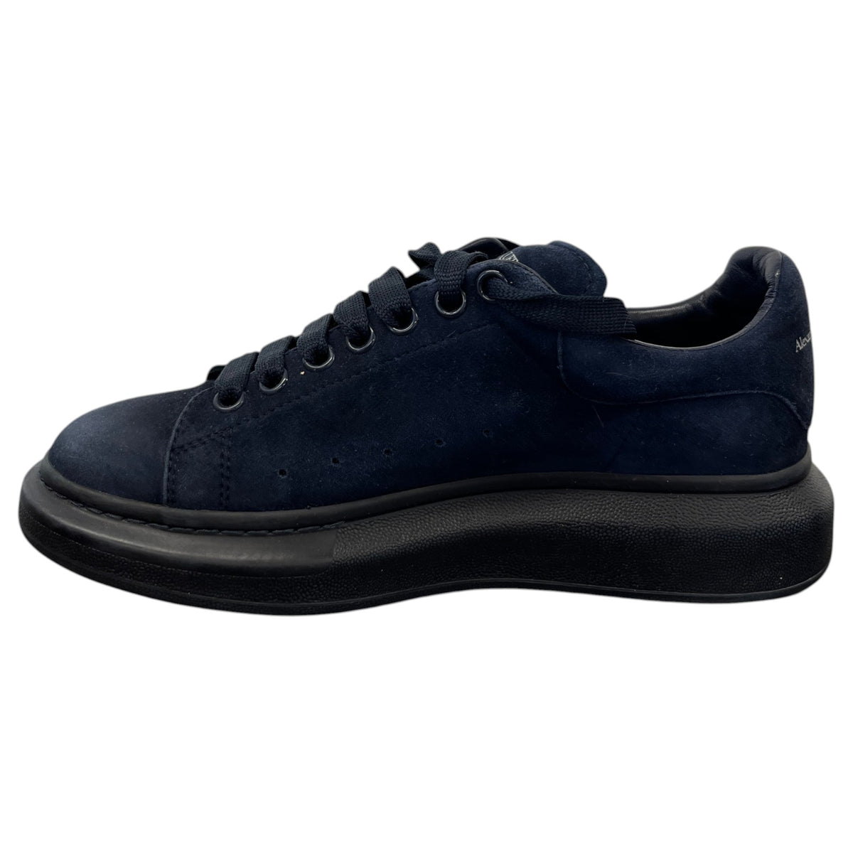 Men's Oversized Suede Low Trainers Navy Size UK 7 / EU 41 - Photo 2
