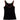 Women's Rib Tank Top With Web Vest Black Size M